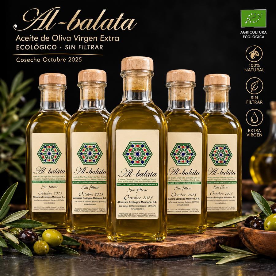 Aceite de oliva virgen extra sin filtrar Al-balata